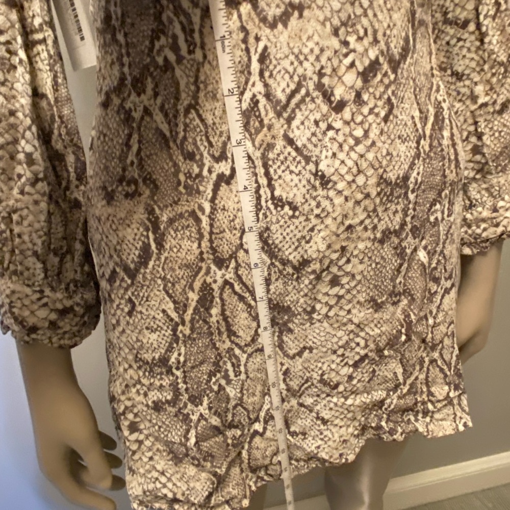 NWT Reformation Mathilda Python Mini Dress - Picture 15 of 16